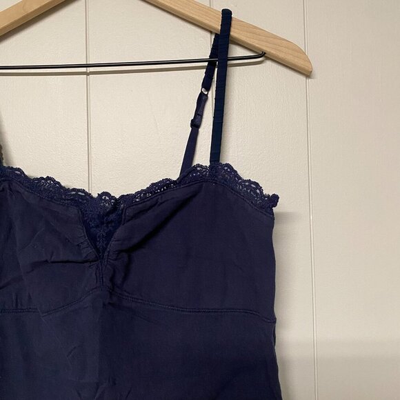American Eagle Outfitters AEO Navy Lacy Camisole, XL - Picture 1 of 7
